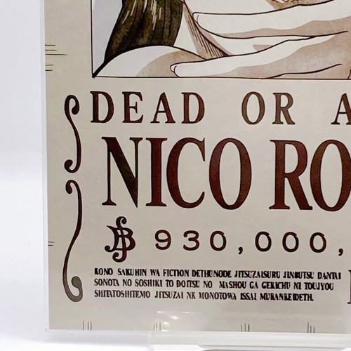 Nico Robin One Piece Wanted Postal Arreglo Diseño Japón Limitado Envío - Imagen 5 de 8