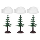  6 Pcs Weihnachtsbaum Schmukdeko Christbaum Anhänger Weihnachtsdekoration