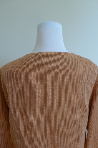 Auburn brown and white Flax women's shirt jacket by Jeanne Englehart size Small - Picture 7 of 8