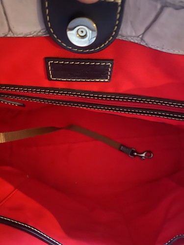 Dooney & Bourke Giraffenprint Handtasche Geldbeutel Weiß Echtleder Neu! - Bild 7 von 7