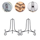  2 Pcs Teller Halterung Teller-display-ständer Kleiner Tellerständer