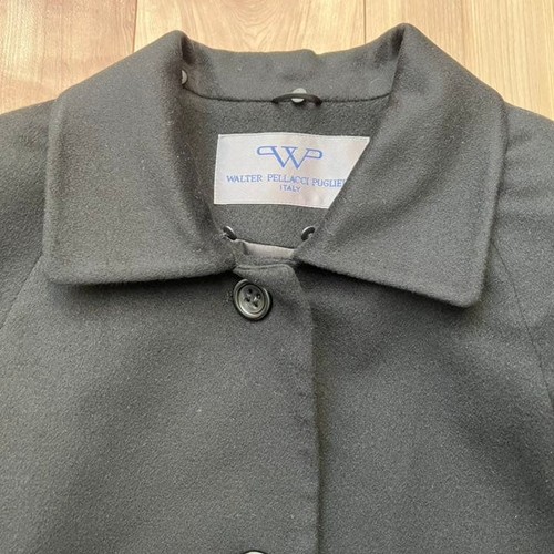 Walter Pellacci Puglielli 100% Cashmere Long Coat with Saga Mink Fur -Used - Picture 4 of 7