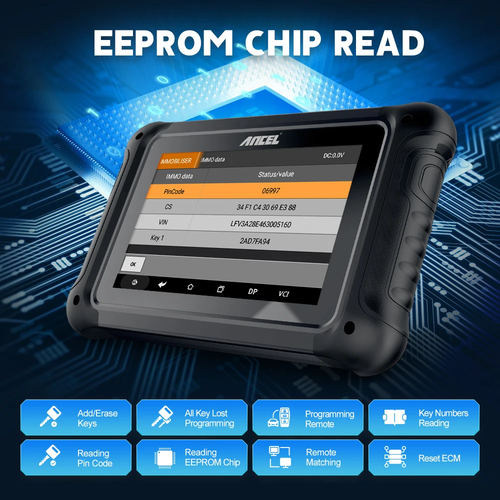 ANCEL DP500 Cluster Calibration Professional EEPROM IMMO Reset OBD2 Scanner - Picture 11 of 12