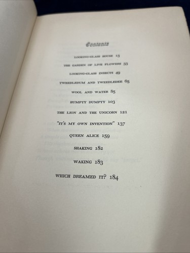Through the Looking-Glass Lewis Carroll Junior Deluxe Ed. HC Alice in Wonderland - Picture 8 of 11