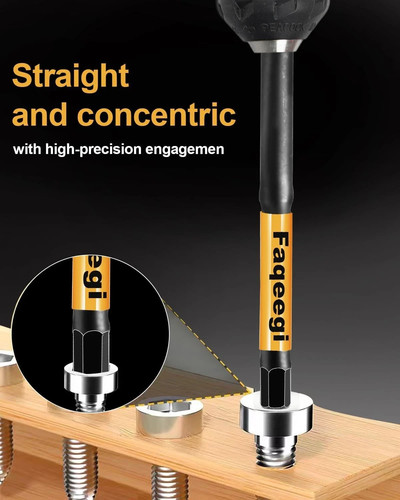 4-Inch Long Hex Bit Set 20PCS (Metric & SAE) Impact Allen Wrench/Key Drill Bit - Picture 6 of 7