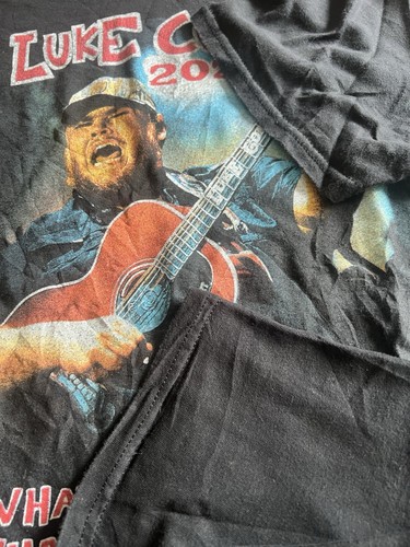 Luke Combs 2021 What You See Is What You Get Band Graphic T Shirt Size L - Picture 4 of 7