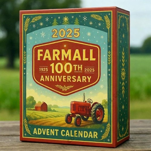 Calendario de celebración del 100 aniversario de tractor 2025 calendario de cuenta regresiva de 24 días - Imagen 8 de 9