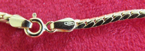 585er Gelbgold Halskette & Anhänger mit ovalem Opal 10,3 Gramm Neu mit Etikett - Bild 7 von 12
