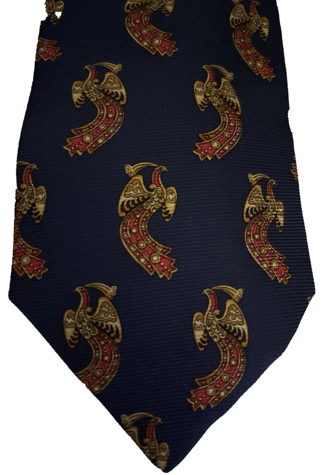 Corbata Christian Dior auténtica de seda vintage para hombre Foto 2 de 3