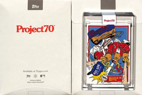 2021 TOPPS PROJECT 70 #258 1981 MOOKIE BETTS - BOSTON RED SOX - ERMSY