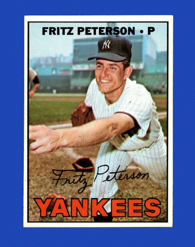 1967 Topps Set-Break #495 Fritz Peterson NR-MINT *GMCARDS*