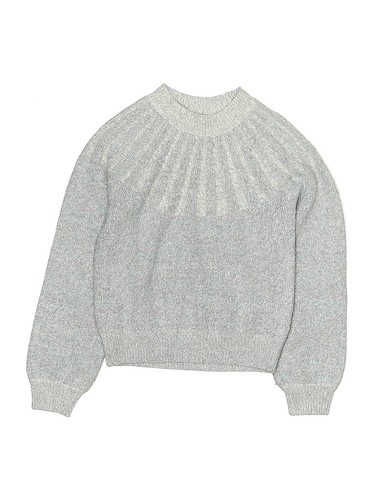 Crewcuts Girls Silver Pullover Sweater 10