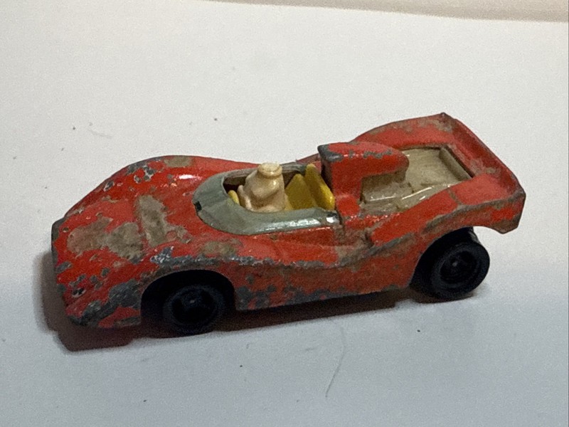 1972 Aviva Snoopy Corp Die-cast Car Made In Japan Red Ferrari #C2 Made in Japan