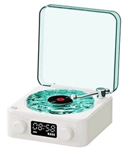 Mini Retro White Noise Bluetooth Speaker Sleep Aid Subwoofer with RGB Light