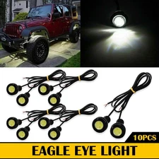 10XPCS 9W White LED Eagle Eye Car Motor Daytime Running Tail Backup Lights EXXI