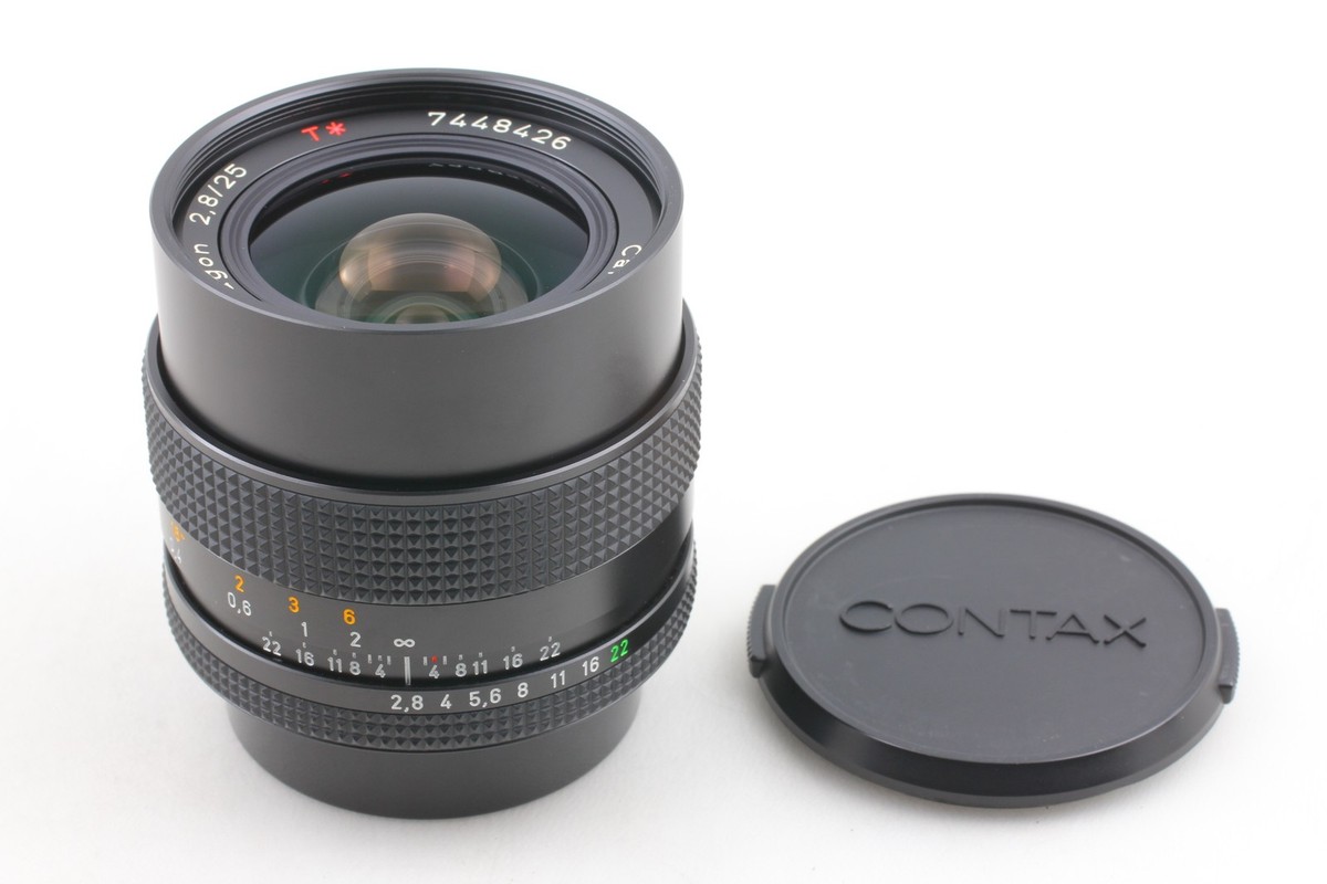 【良上品】Contax Zeiss Distagon 25mm F2.8 MMJ Contax Carl Zeiss Distagon T* 25mm f/2.8 Lens MMJ C/Y Mount