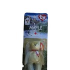 Ty Beanie Babies "Maple" Bear McDonald's with Box Rare Errors White Word Spacing