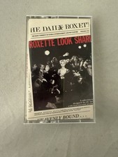 VINTAGE 1988 CASSETTE TAPE ROXETTE LOOK SHARP! EMI RECORDS VG+