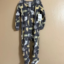 NWT Gerber Zoo animal footie pj's