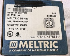 Meltric Inlet Plug (63-38043)  63-38167-972–T117