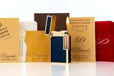 Vintage ST Dupont Ligne 1 Large Lighter W/ Original Box & Papers (Serviced)