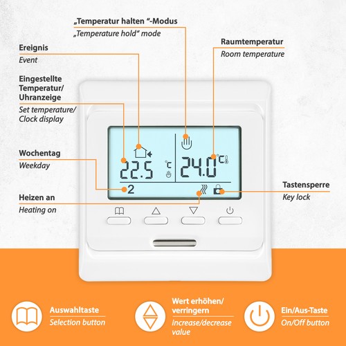 Electric Underfloor Heating Underfloor Heating Electric Electric Tile Bathroom Set 160W - Picture 14 of 49