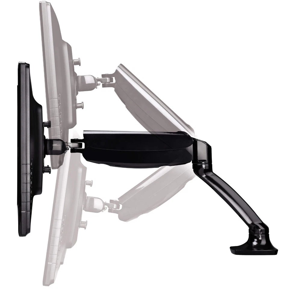 Hama Monitorarm mit Gasliftarm bis 26" Schwenkarm Tisch Halterung Monitor-Halter - Bild 2 von 4