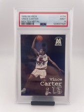 1998-99 Skybox Vince Carter #134 Molten Metal Rookie RC PSA 9 Mint