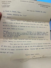 1901 Crane & Baer New York City Legal Letter Havemeyer Building 26 Cortlandt St