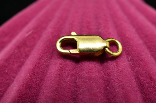 14K Yellow Gold Lobster Claw Clasp 11.3mm x 4.2mm 0.7g - Picture 4 of 4
