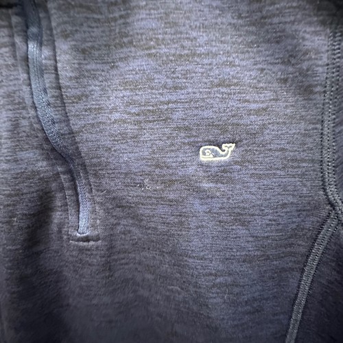 Vineyard Vines Kids Performance Pullover Jacket Blue Heather Boys Size M 12/14 - Picture 2 of 4