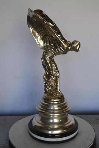 Spirit of Ecstasy Rolls Royce Silber Bronze Statue Haus Skulptur 14"Lx14"Bx32"H - Bild 6 von 13