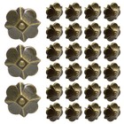  30 Stück dekorative Polsternägel – Antike vierblättrige Kleeblatt-Möbelnägel,