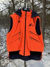 Raven Wear Hunting Hooded Vest Blaze Orange DuPont ComforMax IB Size Adult XL Raven Wear Hunting Hooded Vest Blaze Orange DuPont ComforMax IB Size Adult XL - Image 1