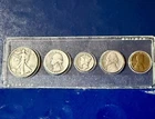 SILVER  1940  Birth Year Set  circulated w/Walking Liberty half