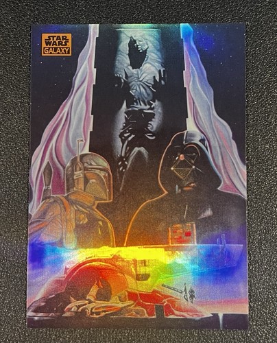 Star Wars Galaxy Boba Fett's Prize Orange Refractor/25 #32