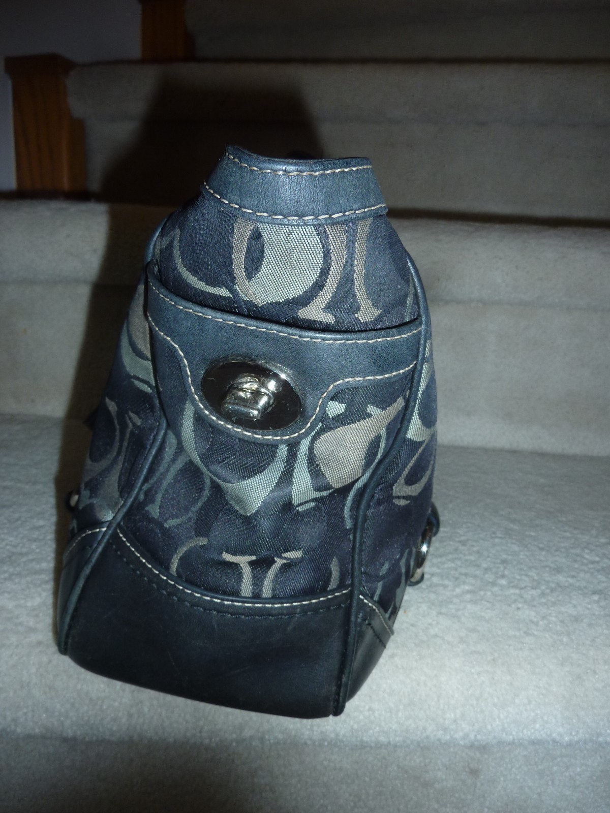 バッグ COACH Optic Signature Gallery tote bag Coach Optic Gallery Signature Tote Bag - Gem