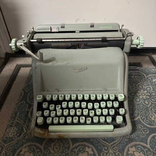 Vintage Hermes Standard 8 “Wide Carriage” Typewriter 1963/64, For Parts/ Repair