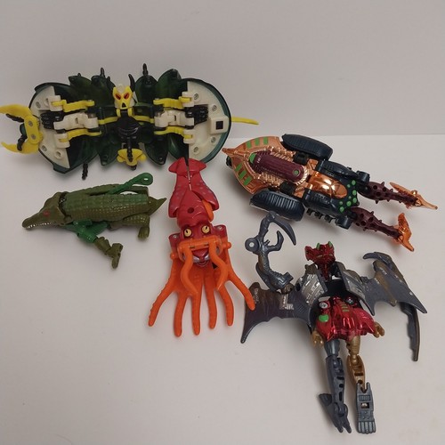 Transformers Beast Wars Lot Incomplete Vintage Hasbro Figures Parts Transmetals - Picture 1 of 13
