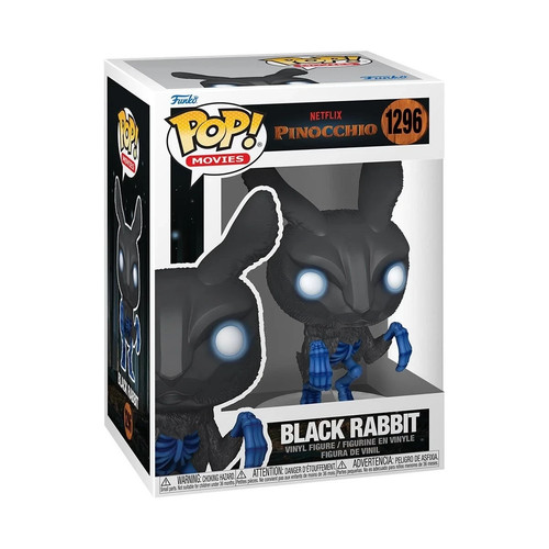 Funko - POP Movies: Netflix Pinocchio - Black Rabbit #1296 Brand New In Box - Picture 3 of 10