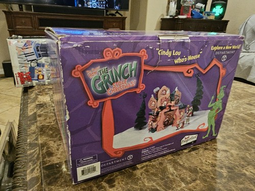 DEPT 56 HOW The GRINCH STOLE CHRISTMAS CINDY LOU WHO'S HOUSE Explore A New World - Bild 16 von 20