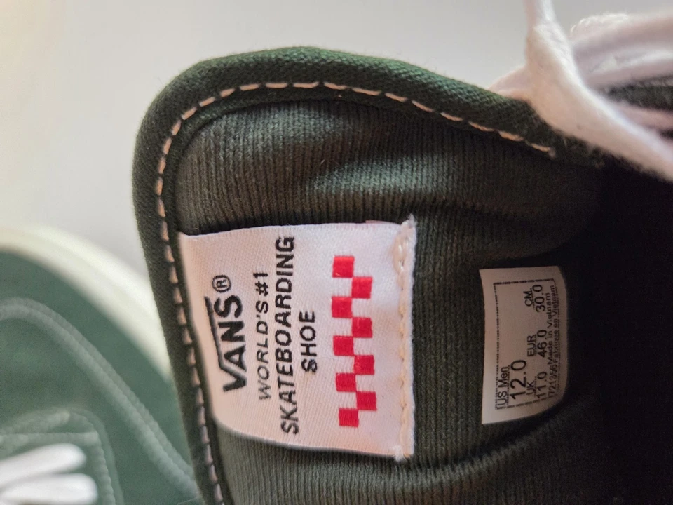 Zapatos de skate VANS Gilbert Crockett para hombre de gamuza PopCush verdes talla 12 Foto 4 de 4