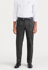 NWT LEVIS DOCKERS Dress PANTS 44x29 Big And Tall CLASSIC FIT Pleated Signature