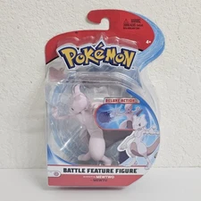 Pokémon Battle Feature Action Figure - MEWTWO - WCT Toys - New In Package - 2020