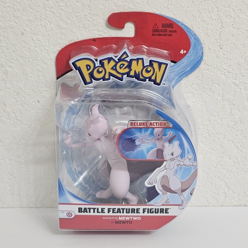 Pokémon Battle Feature Action Figure - MEWTWO - WCT Toys - New In Package - 2020 - Picture 1 of 13