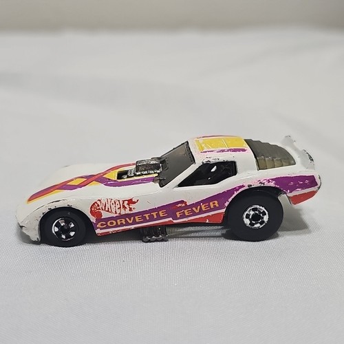 1982 Hot Wheels Corvette Fever Funny Car Blackwall Dragster 1:64 Vintage Diecast