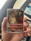 Team Rockets Meowth 203/182 SV10 Destined Rivals Illustrated Card Mint Condition