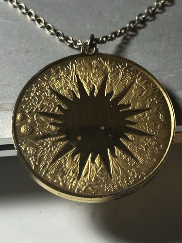 John Pinches 1976 24ct Gold Over Sterling Silver pendant Franklin Mint - Picture 3 of 14