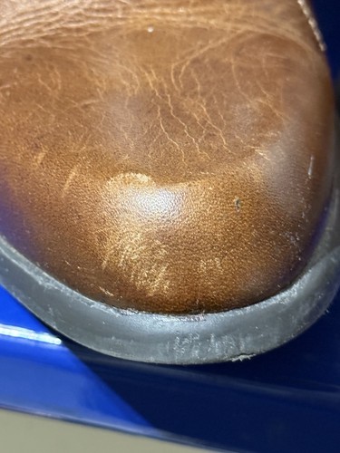 Neu im Karton Naturalizer Gaper Damenstiefel cognacfarben Leder Reißverschluss *Schrammen* - Bild 6 von 7