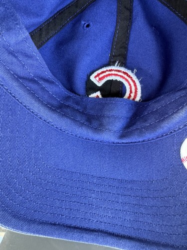 47 Brand Clean Up Chicago Cubs Blue Baseball Hat Cap Adjustable - Picture 15 of 16